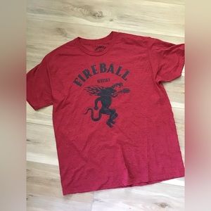 Fireball Whiskey Graphic Tee XL NWOT